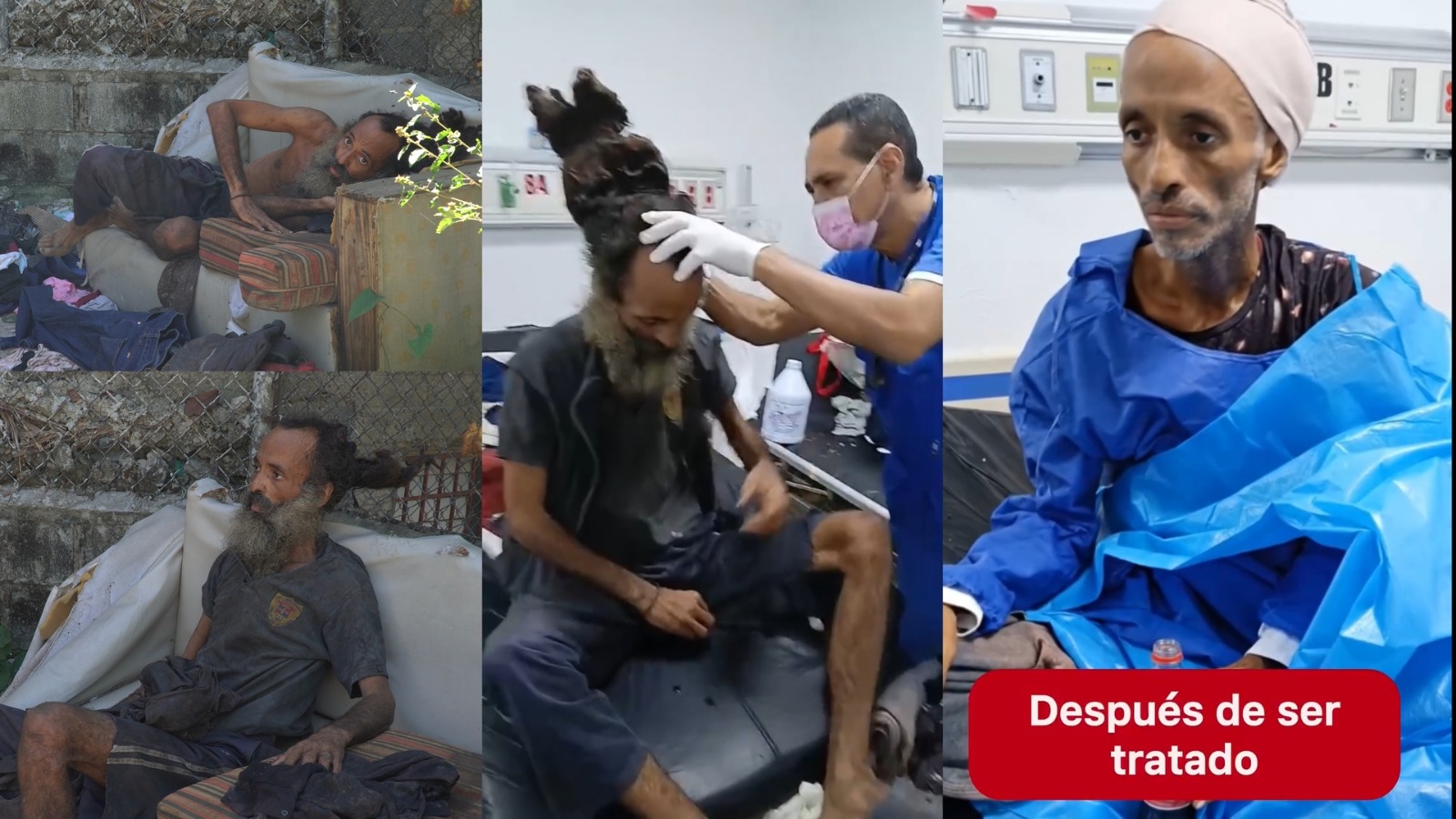 Alcalde Dío Astacio dispone el rescate de un ciudadano en condición de calle en el sector La Isabelita