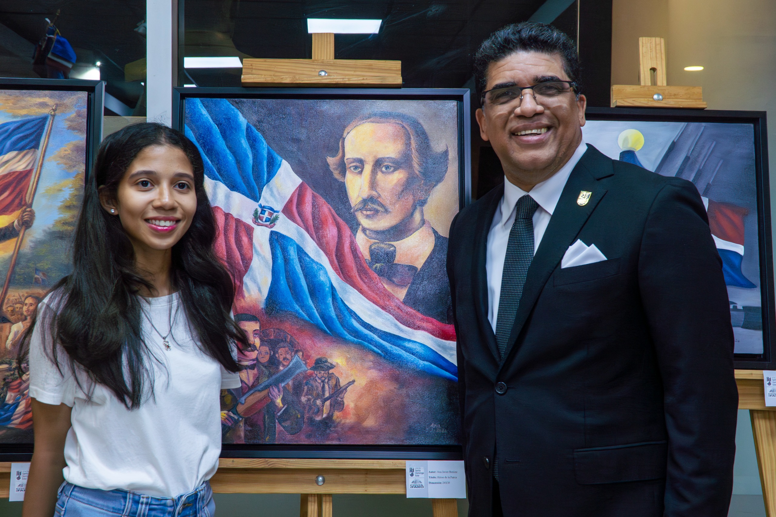 Ayuntamiento de Santo Domingo Este exalta la identidad nacional con la Exposición Colectiva de Pintura “Homenaje a la Patria”