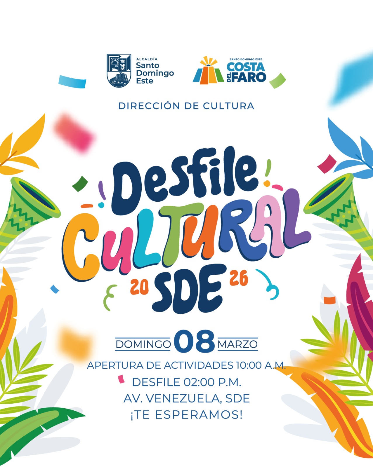 Alcaldía de Santo Domingo Este anuncia el Desfile Cultural Municipal 2026