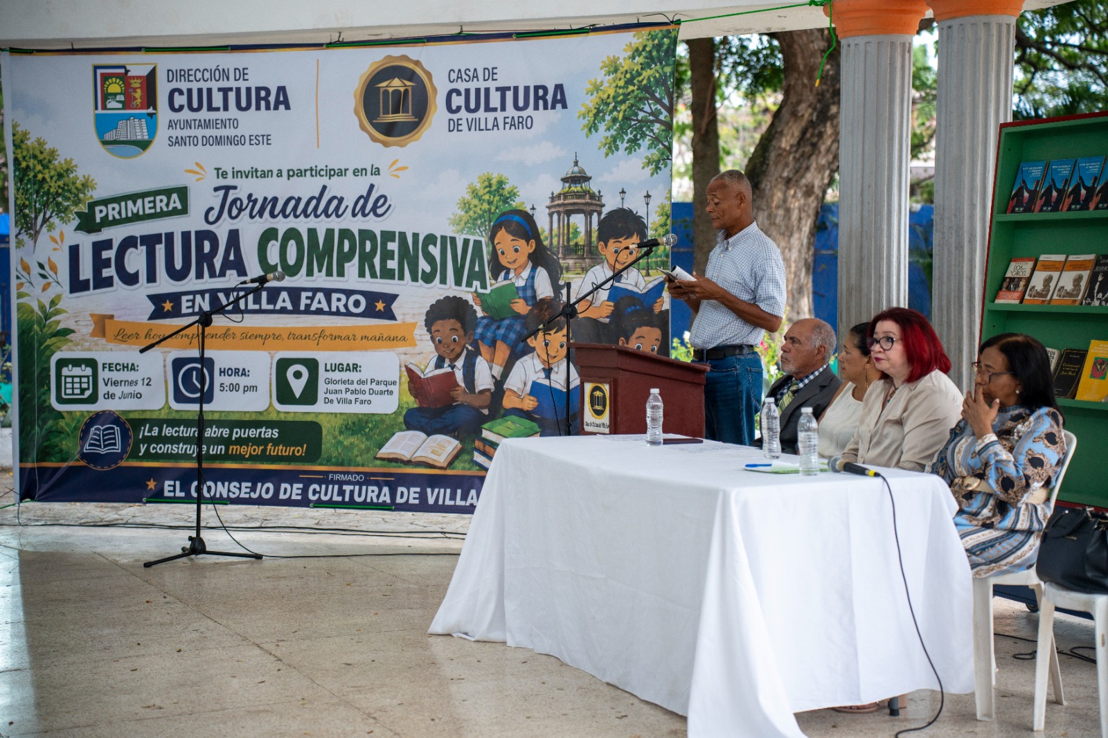 Alcaldía de Santo Domingo Este promueve la lectura con jornada educativa en Villa Faro