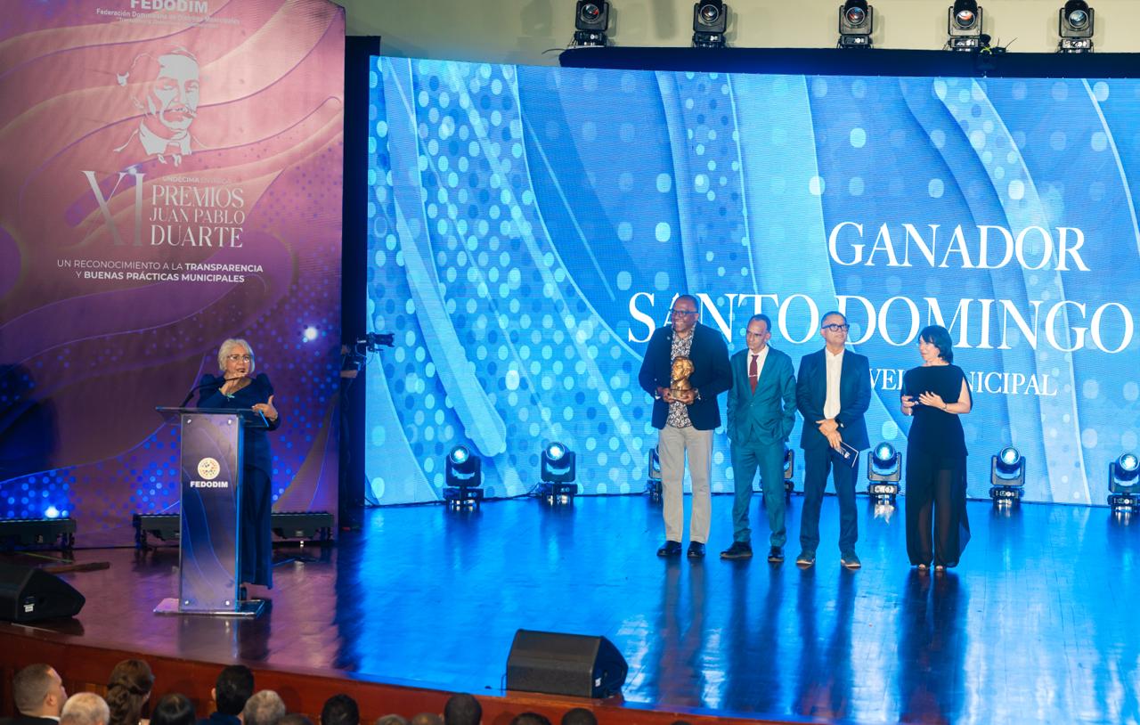 Alcaldía de Santo Domingo Este gana Premio Juan Pablo Duarte dos años consecutivos